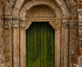 Iglesia Moraime Door Photo - P. Marais